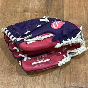 Rawlings Purple and Pink Baseball Glove